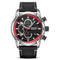 Multi-Function Quartz Chronograph Sports Watch for Men