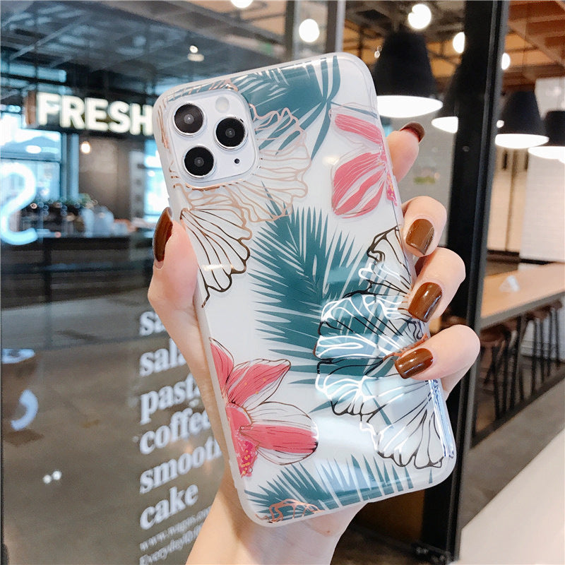 Chic Flower Phone Case Stylish & Protective Design