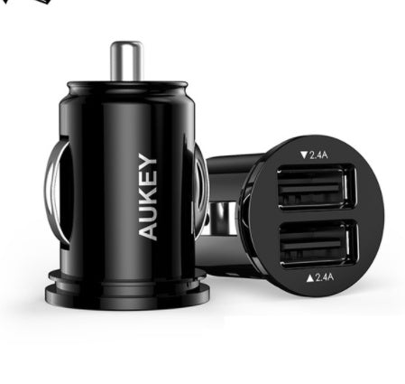 AUKEY Mini 2USB Car Charger Fast Mobile Charging Adapter