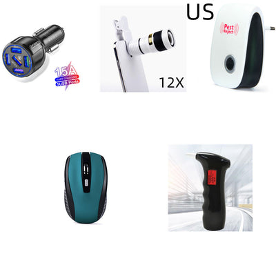 5-Port QC3.0 USB Car Charger Fast Charge for Five Devices