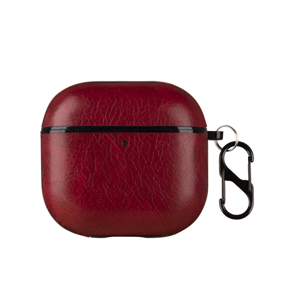 Airpod 4 Wireless Bluetooth Headset Leather Protective Cover