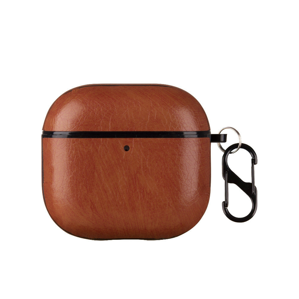 Airpod 4 Wireless Bluetooth Headset Leather Protective Cover