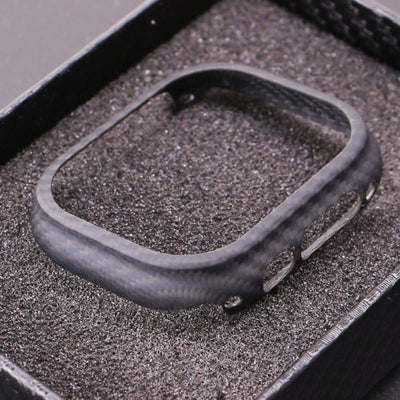 S8 Frosted Fiber Watches Bands in carbon fiber aramid fiber, showcasing the watch case design.